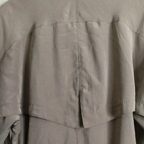 Utex Tan Trench Coat - Picture 4 of 6